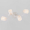 Люстра потолочная Eurosvet Francisco 30053/4 белый с золотом 60Вт 4 лампочек E14