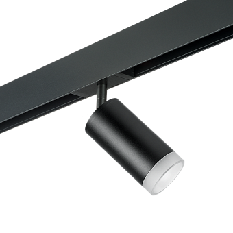Трековый светильник Lightstar Rullo PRO43730 50Вт GU10 матовый чёрный для однофазного трека