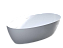 Ванна каменная SALINI ALDA 101912GRH S-Sense глянцевая 170х80см отдельностоящая