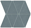Керамическая мозаика Atlas Concord Италия Boost Natural A7CS Cobalt Mosaico Rhombus 33,8х36,7см 0,496кв.м.