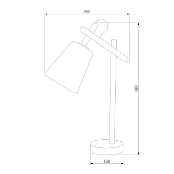 Настольная лампа TK Lighting Vaio 668 60Вт E27