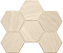 Керамическая мозаика ESTIMA Gabbro Mosaic/GB01_NR/25x28,5/Hexagon Heagon 25х28,5см 0,071кв.м.