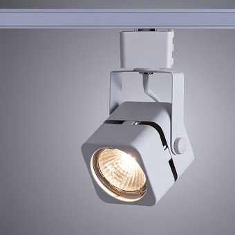 Трековый светильник Arte Lamp MISAM A1315PL-1WH 50Вт GU10 белый для однофазного трека