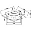 Светильник точечный встраиваемый Maytoni Hoop DL086-GX53-SQ-WB 15Вт GX53