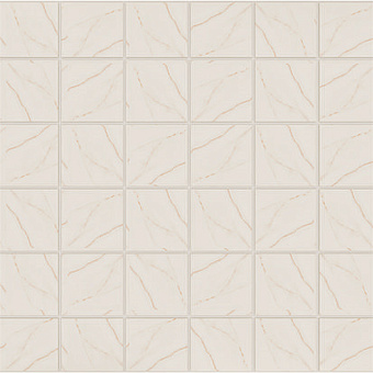 Керамическая мозаика ESTIMA Melody Mosaic/MO02_NS/30x30/5x5 белый 30х30см 0,9кв.м.