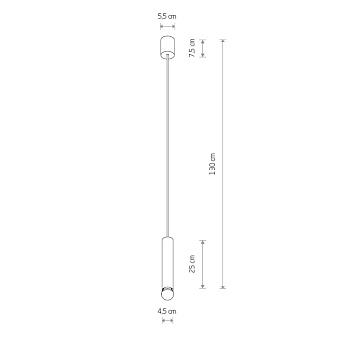 Светильник подвесной Nowodvorski Baton 7851 10Вт E27