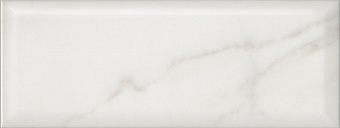 Настенная плитка KERAMA MARAZZI 15136 белый грань 15х40см 1,08кв.м. глянцевая