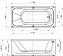 Ванна акриловая RADOMIR Прованс 1-01-4-0-1-192К 170х80см пристенная