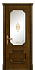 Межкомнатная дверь TRITET Неаполь 11615 коньяк Массив 800х2000мм остеклённая