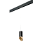 Трековый светильник Lightstar Rullo PRORP437140 50Вт GU10 золотой для однофазного трека