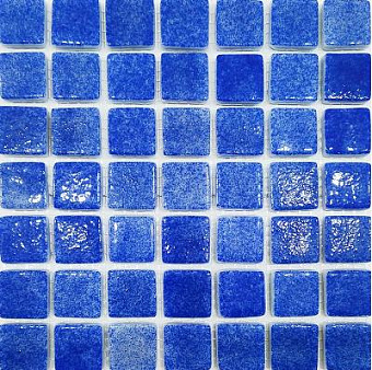 Стеклянная мозаика Роскошная мозаика МС 5263 синий 30х30см 0,54кв.м.