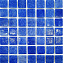 Стеклянная мозаика Роскошная мозаика МС 5263 синий 30х30см 0,54кв.м.