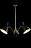 Люстра подвесная CRYSTAL LUX JOVEN JOVEN SP3 GOLD/BLACK 180Вт 3 лампочек E27