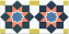 Вставка KERAMA MARAZZI Алькасар HGD\A327\16000 разноцветный 7,4х15см 0,011кв.м.