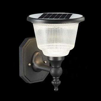 Светильник фасадный ST Luce SOLARIS SL9502.401.01 2Вт IP44 LED чёрный