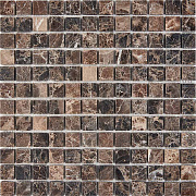 Мозаика PIXEL Каменная PIX220 Dark Emperador мрамор 30,5х30,5см 0,93кв.м.
