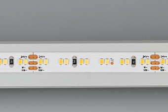 Светодиодная лента Arlight MICROLED-5000HP 24V White-MIX 8mm 19,2Вт/м 5мм IP20 белый свет