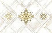 Декор Global Tile Calacatta Gold GT 10300000203 белый 25х40см 1,3кв.м.