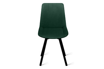 Кухонный стул поворотный AERO 45х52х87см велюр/сталь Dark Green