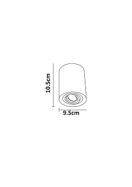 Светильник потолочный Arte Lamp FALCON A5645PL-1WH 50Вт GU10