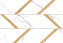 Декор Global Tile Vega GT 9VG0105TG белый 27х40см 1,08кв.м.