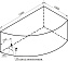 Ванна акриловая RADOMIR Монти 2-01-0-2-1-214Ч 160х100см угловая