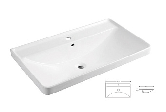 Мебель для ванной Azario Ника CS00080145 белый матовый
