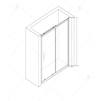 Душевая дверь RGW Classic 32091412-14 185х110см стекло прозрачное