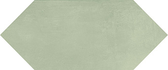 Настенная плитка KERAMA MARAZZI Фурнаш 35026 грань зелёный светлый глянцевый 14х34см 0,709кв.м. глянцевая