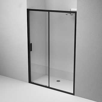 Душевая дверь AM-PM Gem W90G-140-1-195BT 195х140см стекло прозрачное