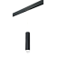 Трековый светильник Lightstar Rullo PRORP49731 50Вт GU10 матовый чёрный для однофазного трека