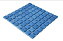 Стеклянная мозаика Роскошная мозаика МС 5052 голубой 30х30см 0,54кв.м.