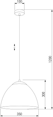 Светильник подвесной TK Lighting Faro 3192 60Вт E27