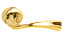 Дверная ручка нажимная MORELLI СОН MH-15 SG/GP золото/матовое золото