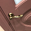Дверная ручка нажимная PUNTO SIMPLE LIVING ONDA TL ABG-6 зелёная бронза