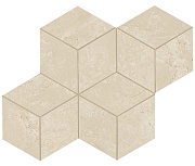 Керамическая мозаика Atlas Concord Италия MARVEL STONE AS2H Stone Cream Prestige Mosaico Esag. Lapp 30х35см 0,42кв.м.