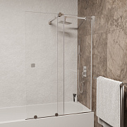 Стеклянная шторка на ванну RGW Screens 06114610-11 SC-46 150х100см