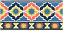 Декор KERAMA MARAZZI Алькасар HGD\A322\16000 синий 15х7,4см 0,422кв.м.