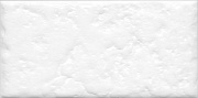 Настенная плитка KERAMA MARAZZI Граффити 19060 белый 20х9,9см 0,91кв.м. матовая