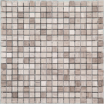 Мозаика Mir Mosaic i-Tile 4M032-15P серый мрамор 29,8х29,8см 0,44кв.м.