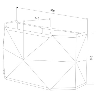 Светильник настенный TK Lighting Kantoor 3315 60Вт E27