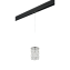 Трековый светильник Lightstar Cristallo PRO795314 40Вт G9 прозрачный для однофазного трека
