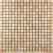 Мозаика Mir Mosaic Adriatica 7M063-15P жёлтый мрамор 30,5х30,5см 0,93кв.м.