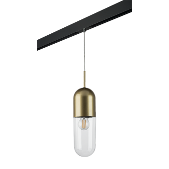Трековый светильник Lightstar Ramo PRO690013 40Вт E27 прозрачный для однофазного трека