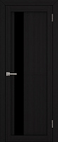Межкомнатная дверь Uberture UniLine 30004 Шоко велюр Экошпон 800х2000мм остеклённая
