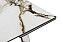 Кухонный стол раскладной AERO 90х160х76см закаленное стекло/керамика/сталь Gold