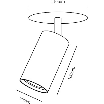 Светильник точечный встраиваемый Arte Lamp CEFEO A3214PL-1BK 35Вт GU10