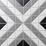 Керамическая мозаика Starmosaic Homework TR2-CL-SQ2 Albion Cube Grey 27,5х27,5см 1,52кв.м.