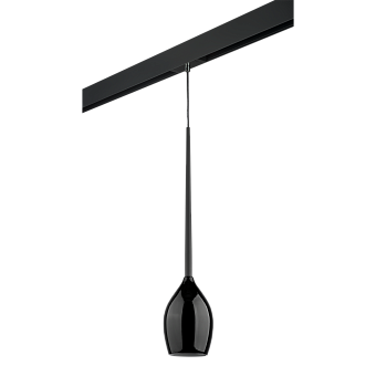 Трековый светильник Lightstar Meta d'uovo PRO807117 40Вт E14 чёрный для однофазного трека