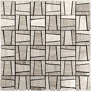 Мозаика Mir Mosaic S-line 7KB-P23L серый мрамор 30,5х30,5см 0,47кв.м.